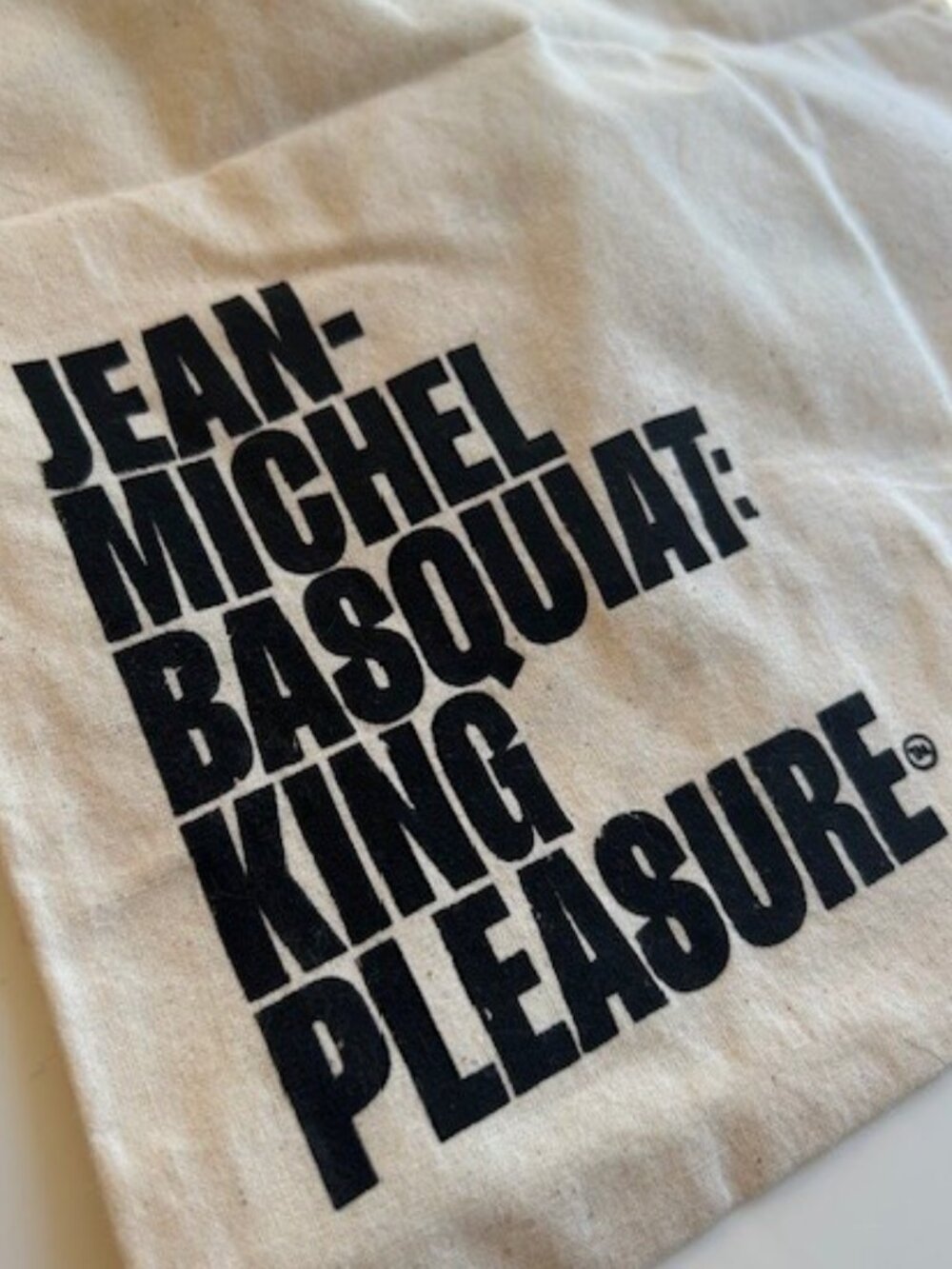 JEAN-MICHEL BASQUIAT - LIMITED EDITION King Pleasure Canvas Tote - Picture 3 of 3
